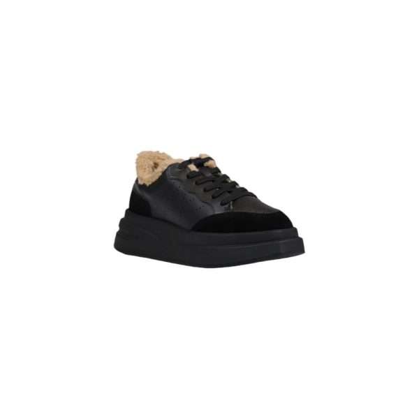 Black And White Leather Sneaker - Image 2