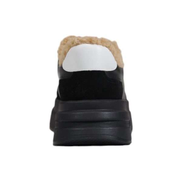 Black And White Leather Sneaker - Image 4