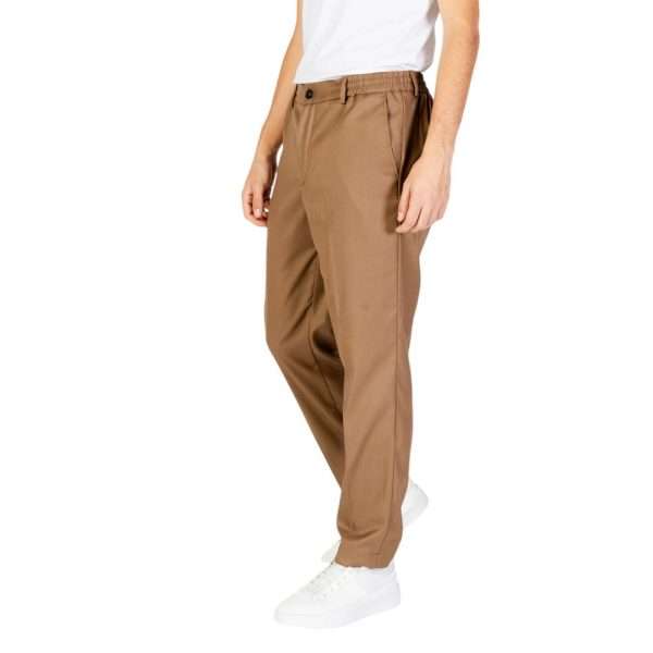 Beige Polyester Jeans & Pant - Image 2