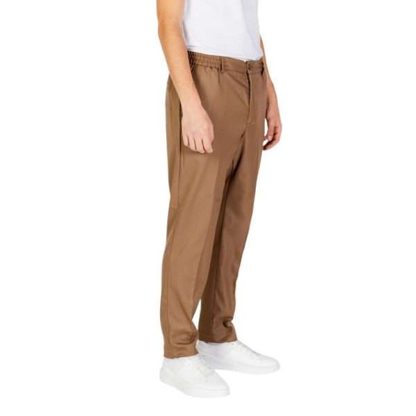 Beige Polyester Jeans & Pant - Image 4