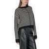 Black And White Recycled Polyester Sweater - Image 3