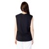Black Cotton T-Shirt - Image 2