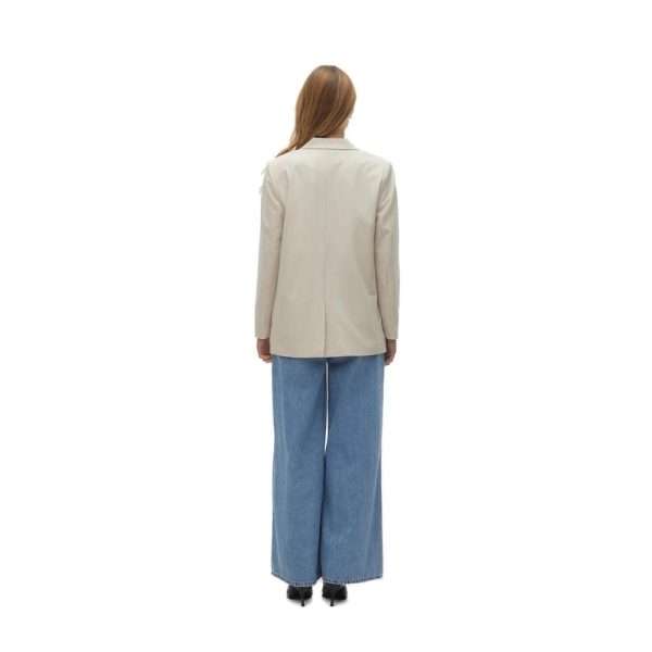 Beige Polyester Blazer - Image 2