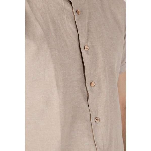 Beige Linen Shortsleeve - Image 3