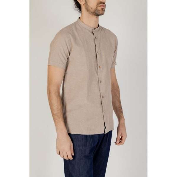 Beige Linen Shortsleeve - Image 4