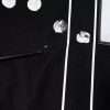 Black Cotton Polka Dots Round Neck T-shirt - Image 7
