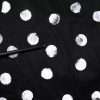 Black Cotton Polka Dots Round Neck T-shirt - Image 8