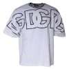 White Logo Print Crew Neck T-shirt - Image 2