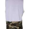 White Camouflage Tank Sleeveless T-shirt - Image 2