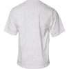 White Logo Print Cotton Crew Neck T-shirt - Image 5
