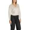 White Viscose Sweater - Image 3