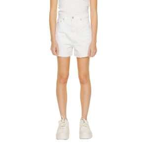 White Recycled Cotton Short