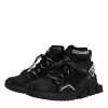 Black Sorrento Logo Men Sneakers Socks Shoes - Image 4