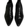Black Leather Chelsea Men Ankle Boots Shoes - Image 3