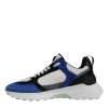 Multicolor Canvas Quad Fabric Medusa Low Top Sneakers Shoes - Image 5