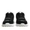 Black Canvas Quad Fabric Medusa Low Top Sneaker Shoes - Image 2