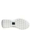 Black Canvas Quad Fabric Medusa Low Top Sneaker Shoes - Image 7