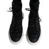 Black Nylon Galileo High Top Sneakers Shoes - Image 3