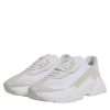 White Leather Daymaster Low Top Sneakers Shoes - Image 4