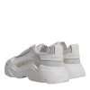 White Leather Daymaster Low Top Sneakers Shoes - Image 5