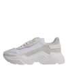 White Leather Daymaster Low Top Sneakers Shoes - Image 6