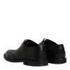 Black Leather Derby Wingtip Formal Shoes - Image 5