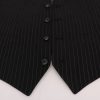 Sleek Striped Waistcoat Vest - Image 5