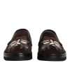 Brown Suede DG Family Slip On Flats Shoes - Image 2
