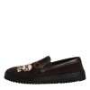 Brown Suede DG Family Slip On Flats Shoes - Image 6