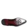 Brown Leopard Derby Formal Men Dress Shoes - Image 8