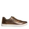 Gold Leather Logo London Men Sneaker Shoes - Image 6