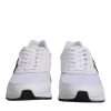 White Logo Leather Casual Men Sneakers Shoes - Image 2