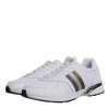 White Logo Leather Casual Men Sneakers Shoes - Image 4