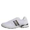 White Logo Leather Casual Men Sneakers Shoes - Image 6