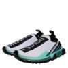 White Blue Sorrento Slip On Sneakers Shoes - Image 3
