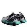 White Blue Sorrento Slip On Sneakers Shoes - Image 4