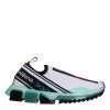 White Blue Sorrento Slip On Sneakers Shoes - Image 6