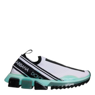 White Blue Sorrento Slip On Sneakers Shoes