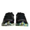 Black Polyester Low Top Men Sneakers Shoes - Image 2