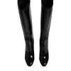 Black Patent Leather Vally High Boots Shoes - Image 3