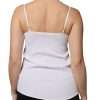 White Spaghetti Strap Sleeveless Tank Top - Image 4