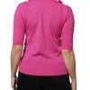 Pink Wool Button Down Cardigan Sweater - Image 4