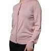 Pink Wool Knit Button Down Cardigan Sweater - Image 3