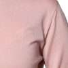 Pink Wool Knit Button Down Cardigan Sweater - Image 7