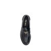 Black Leather Logo Loafers - Image 4