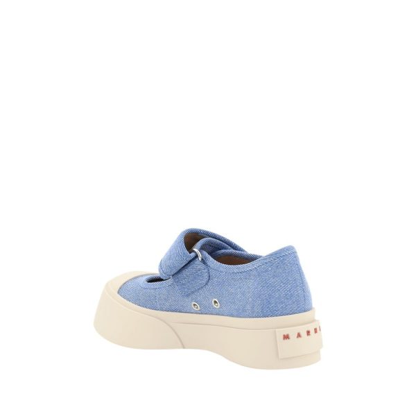 Denim Mary Jane Sneakers - Image 3