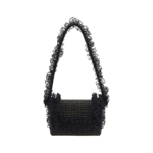 Crystal Lace Shoulder Bag