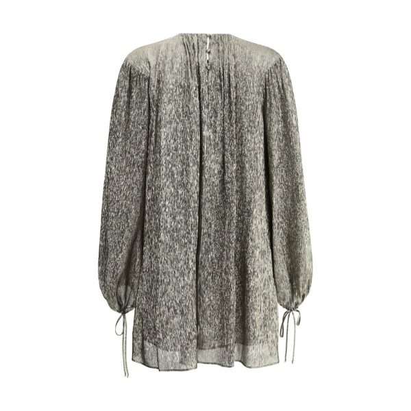 Silk lamé mini Dress - Image 2