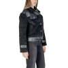 Black Polyester Jackets & Coat - Image 3