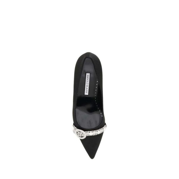Black Asapump Satin Pumps - Image 4
